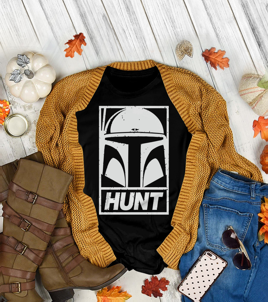 Hunt Boba Fett Iconic Helmet T-Shirt