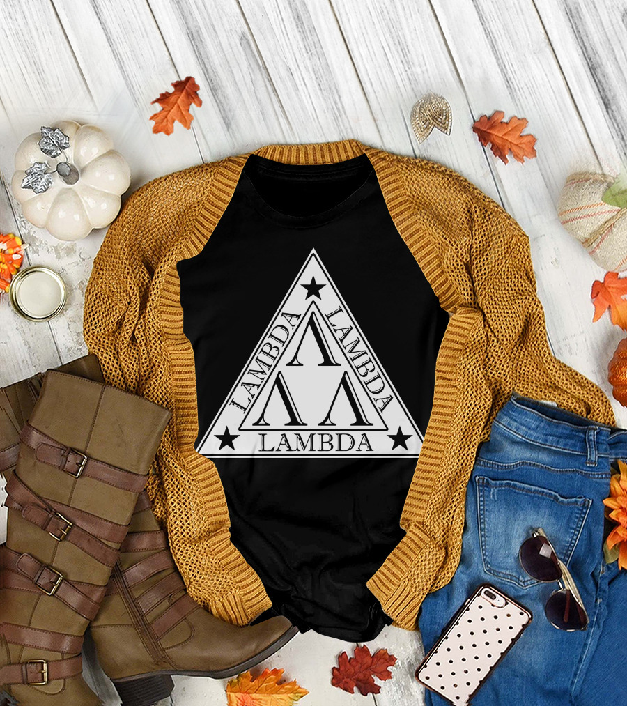 Lambda Lambda Lambda Fraternity Triangle T-Shirt