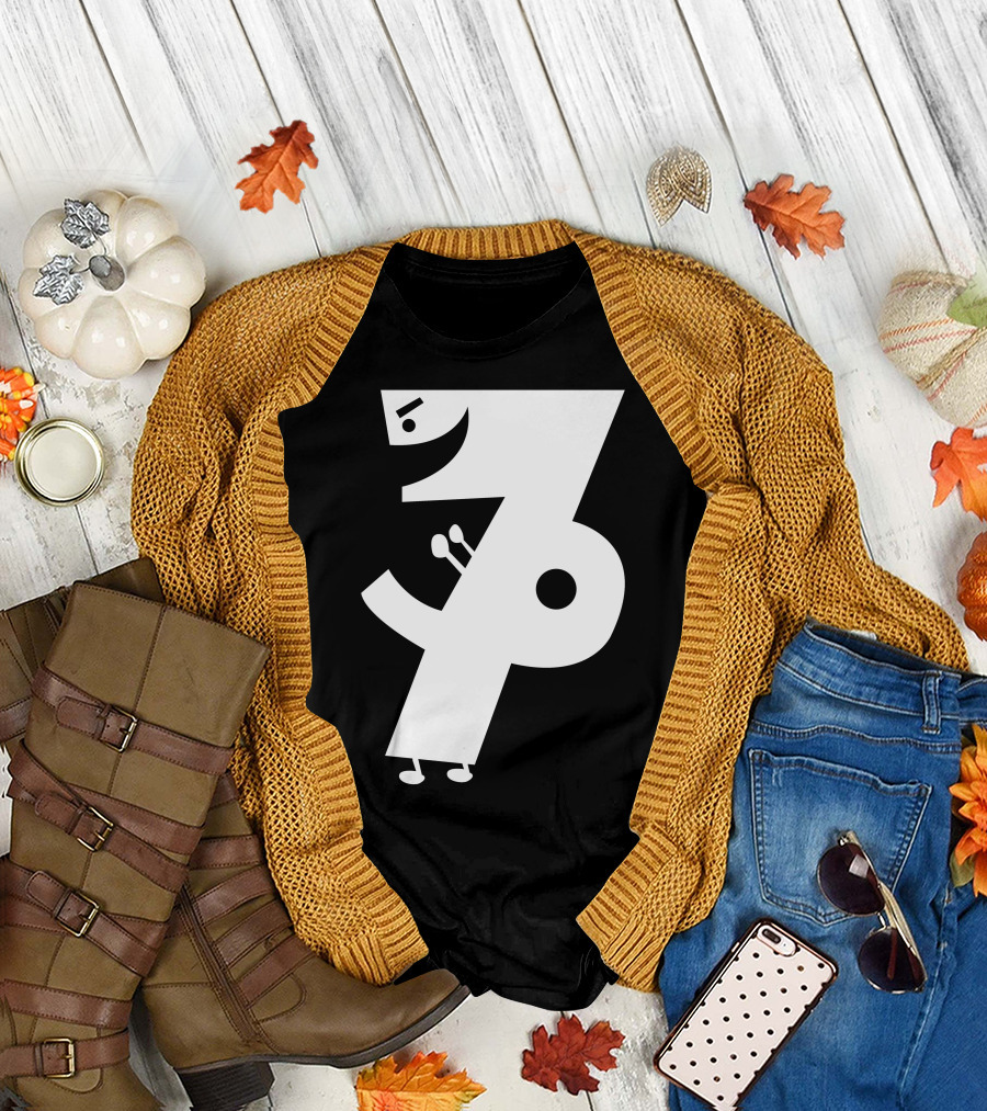 Seven Ate Nine Playful Number Twist T-Shirt