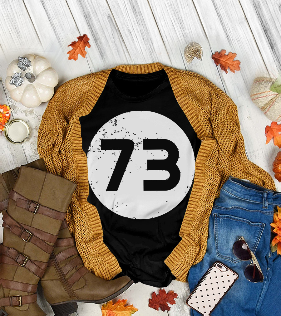Sheldon Cooper 73 Iconic Number T-Shirt