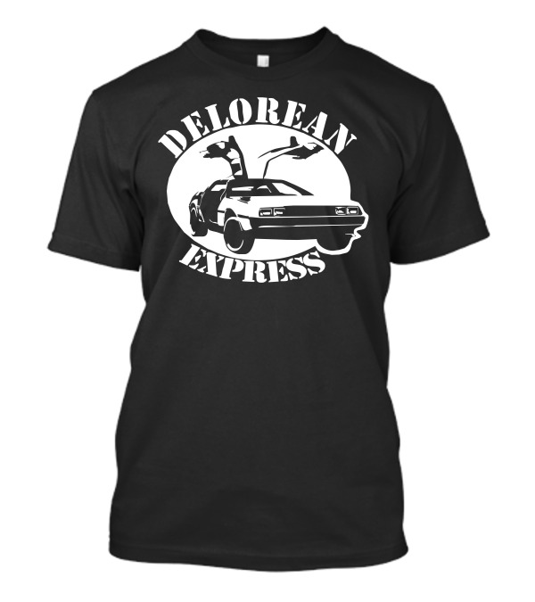 Delorean Express DeLorean Car With Gull-Wing Doors T-Shirt