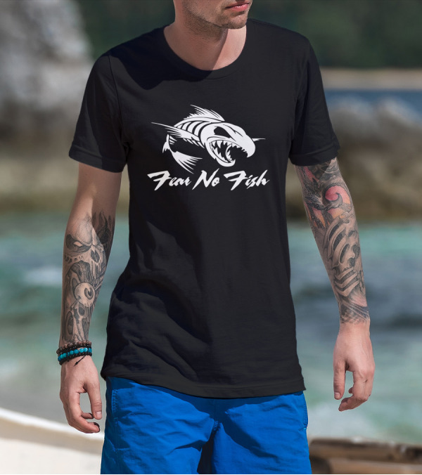 Fear No Fish Angler's Predator Skullfish T-Shirt