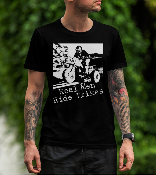 Honda ATC Three Wheeler Real Men Ride Trikes T-Shirt