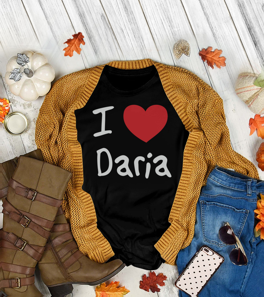 I Heart Daria Classic Love Expression T-Shirt