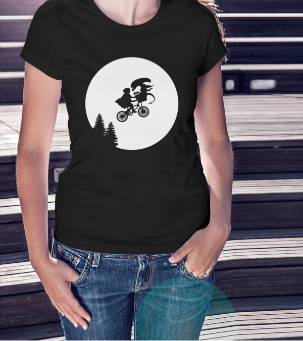 E.T. Moon Alien Predator BMX T-Shirt