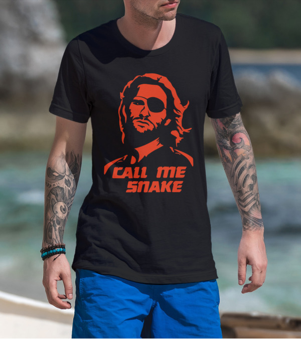 Call Me Snake Escape From New York Inspired Eyepatch Character T-Shirt