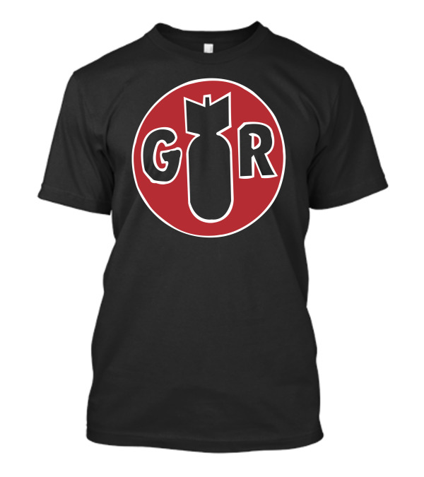 Bomb Icon GR Emblem Red Circle Good Riddance T-Shirt
