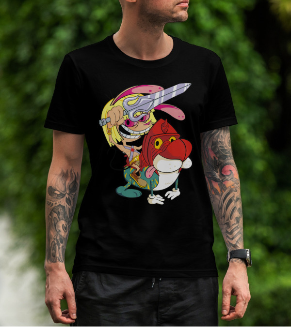 Ren And Stimpy Masters Of Their Universe T-Shirt