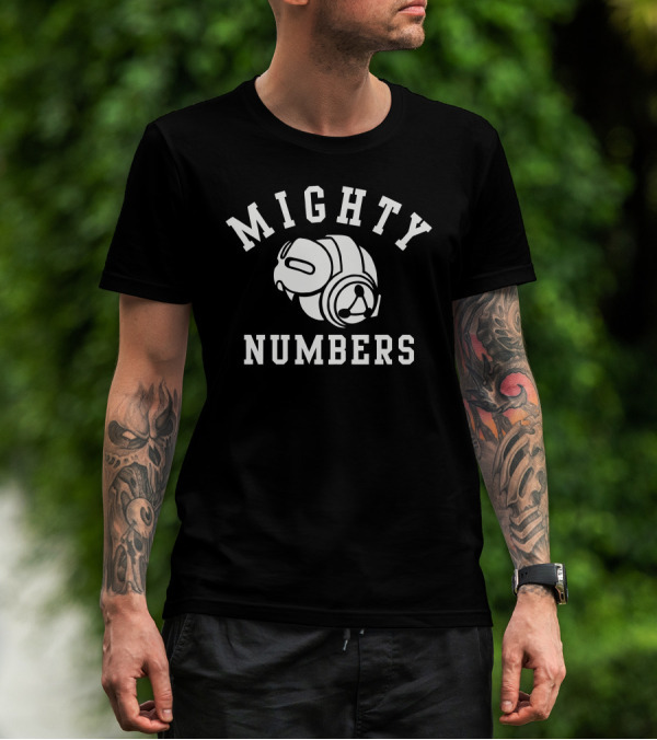 Mighty Numbers Logo Helmet Classic T-Shirt