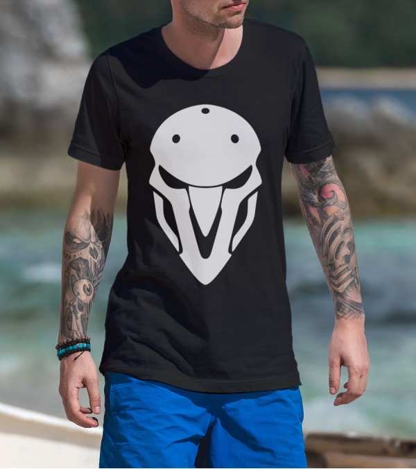 Minimalist Reaper Mask Overwatch T-Shirt