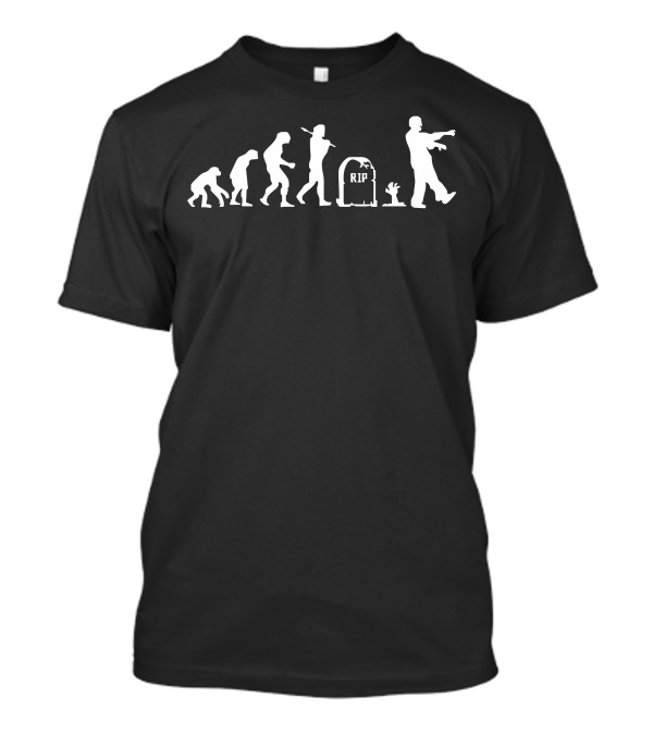 RIP Zombie Evolution Progression T-Shirt