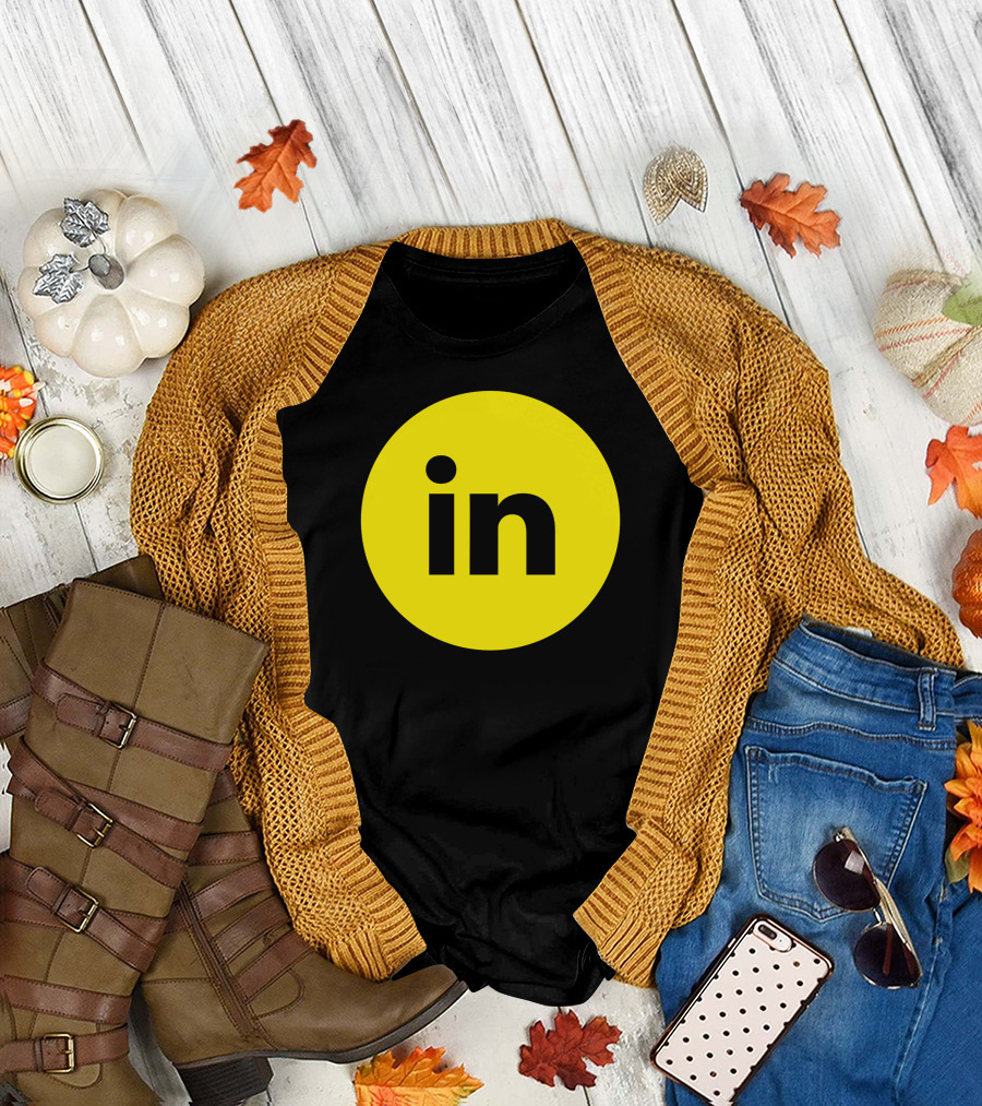 In Yellow Circle T-Shirt