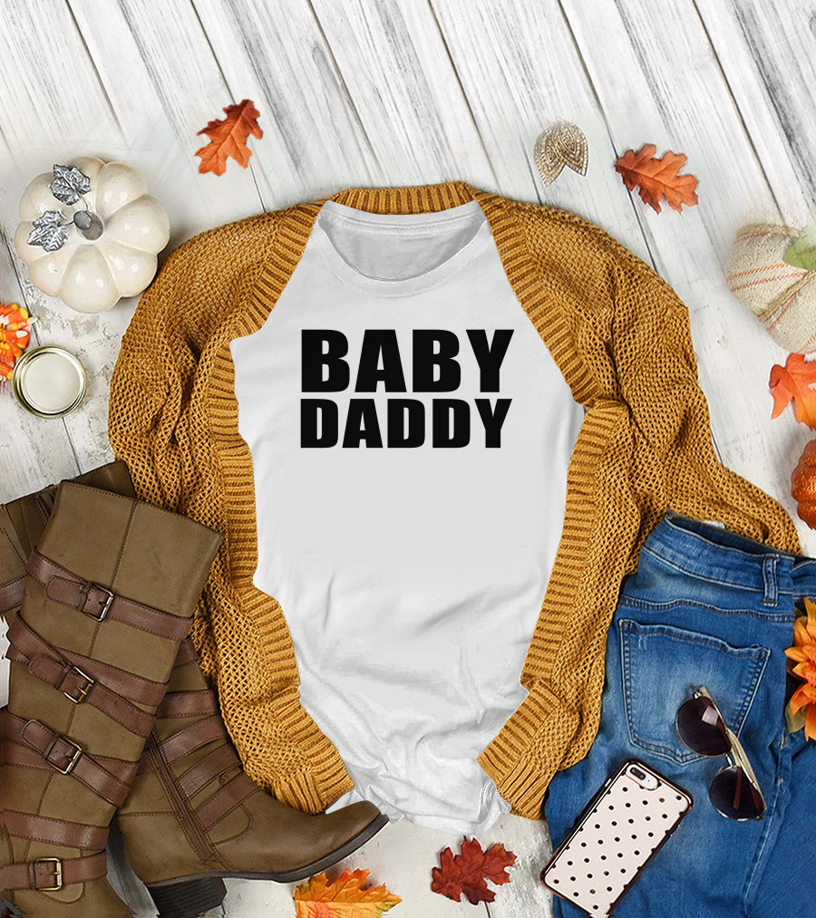 Baby Daddy Funny Daddy Father To Be Family Reunion T-Shirt