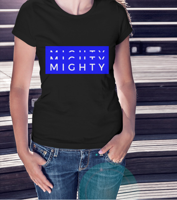 Mighty Mighty Bold Blue Text T-Shirt