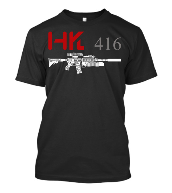HK 416 Rifle With Grenade Launcher T-Shirt
