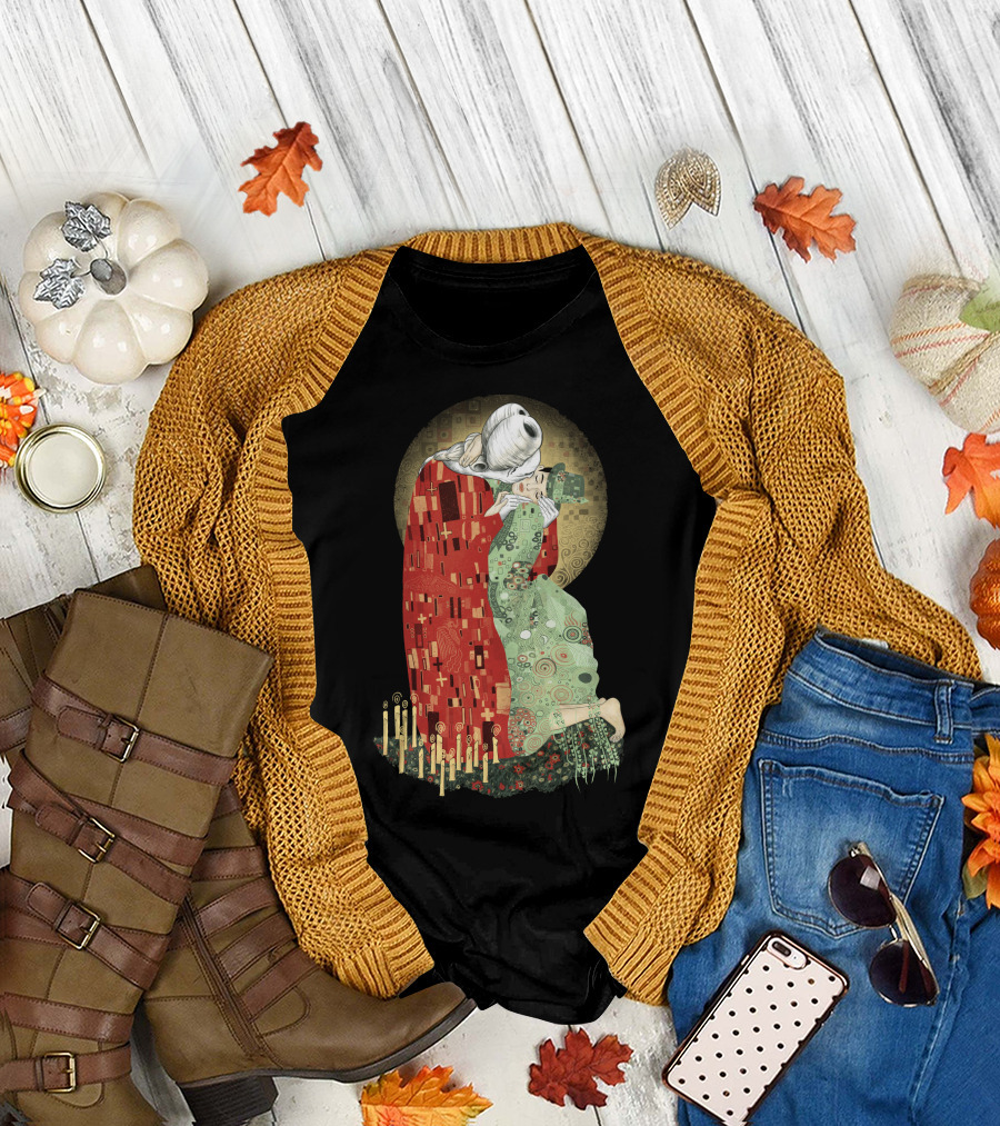 The Bloody Kiss Klimt Mashup Halloween Special Edition T-Shirt