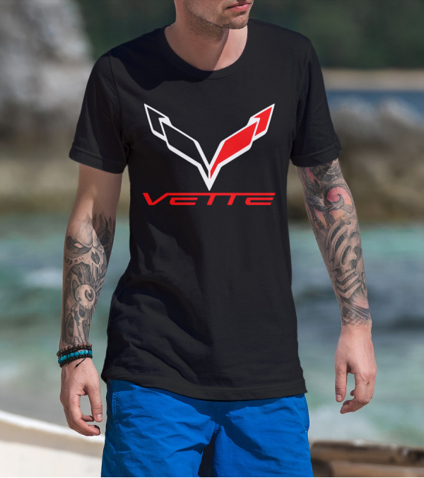 Vette Red Black Iconic T-Shirt