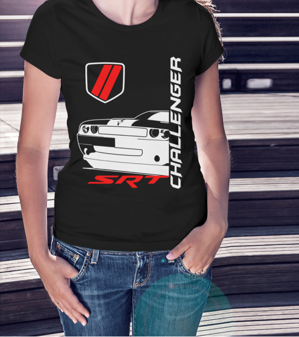Challenger SRT Car Emblem T-Shirt