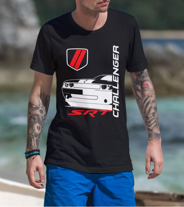 Challenger SRT Car Emblem T-Shirt
