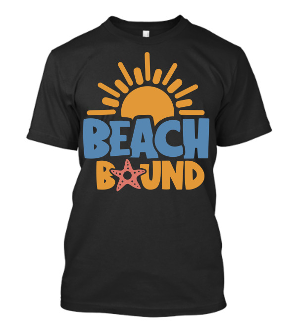 Beach Bound Sunburst Starfish Summer Vibes T-Shirt