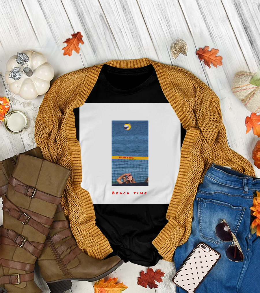 Beach Time Funtec Volleyball at the Sea T-Shirt