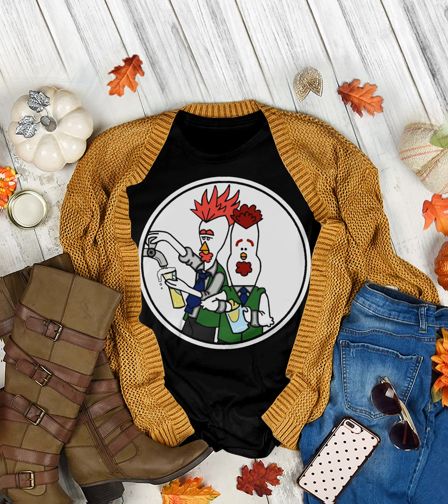 Chicken Tenders Bartenders Pouring Drinks T-Shirt