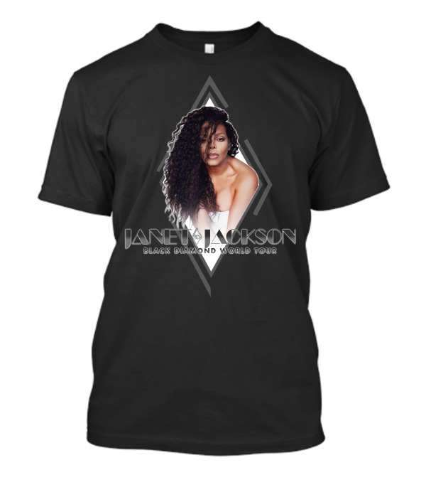 Janet Jackson Black Diamond World Tour T-Shirt