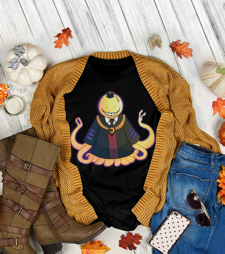 Korosensei Assassination Classroom Octopus Teacher Character T-Shirt