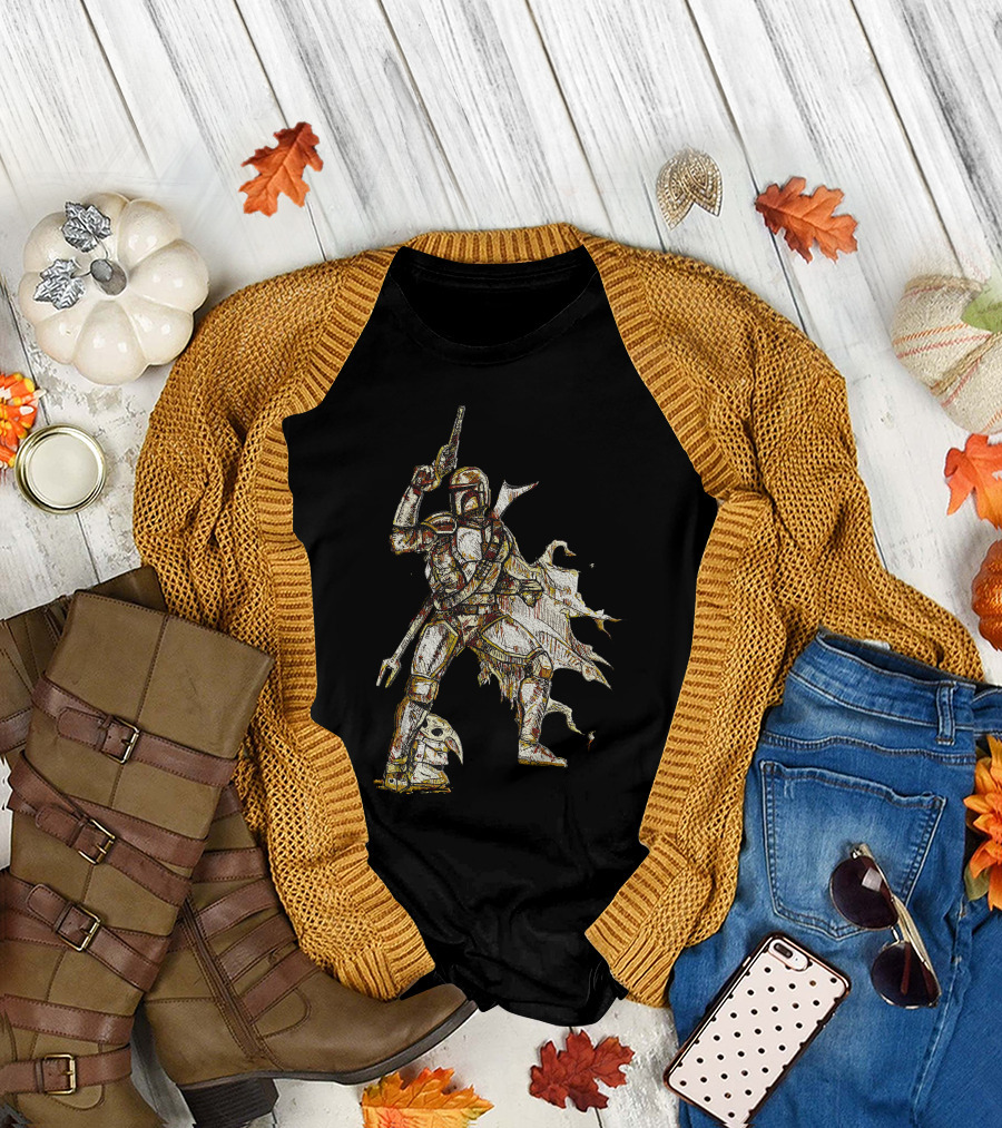 Bounty Hunter Protector Mandalorian Warrior T-Shirt