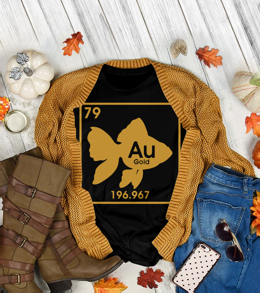 79 Au Gold 196.967 Fish Element T-Shirt