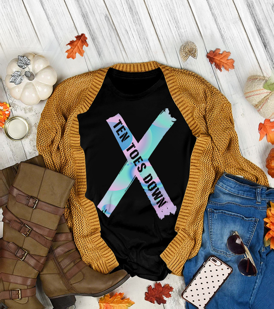 Deestroying Ten Toes Down X Creative Color Merch Ttd T-Shirt