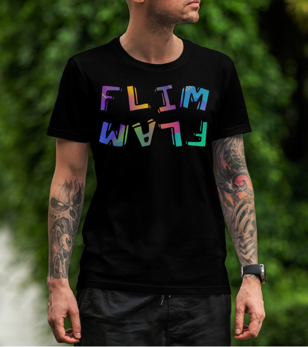 Flim Flam Flamingo Color Fluid T-Shirt