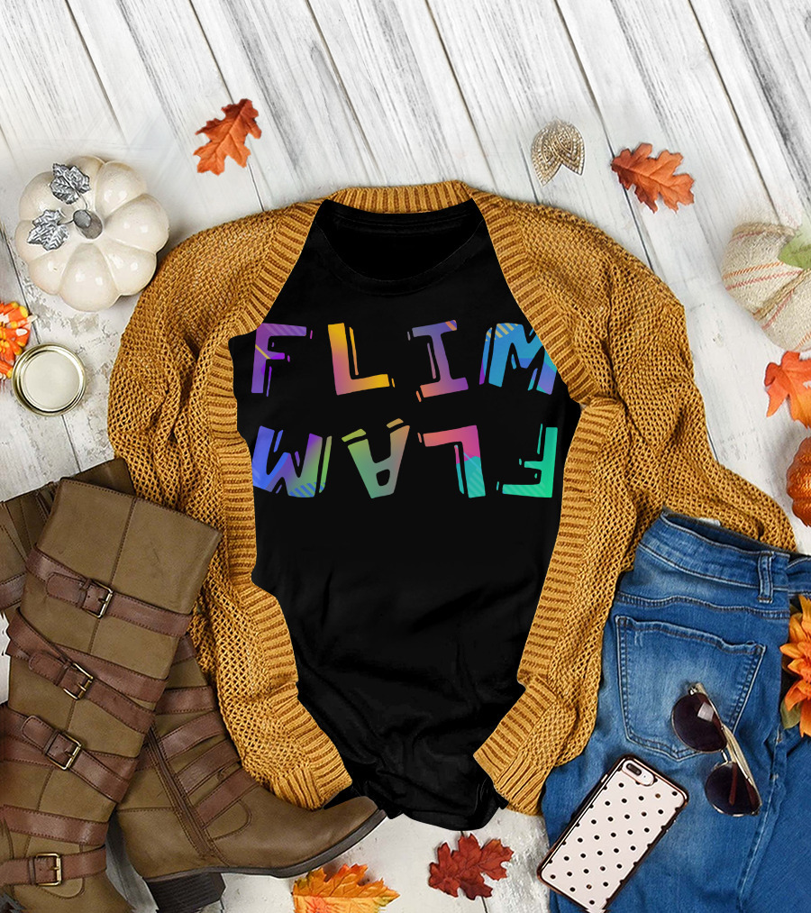Flim Flam Flamingo Color Fluid T-Shirt