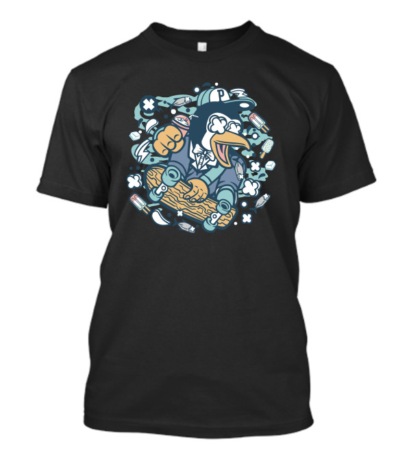 Penguin Skater Xtreme Popsicle Adventure T-Shirt