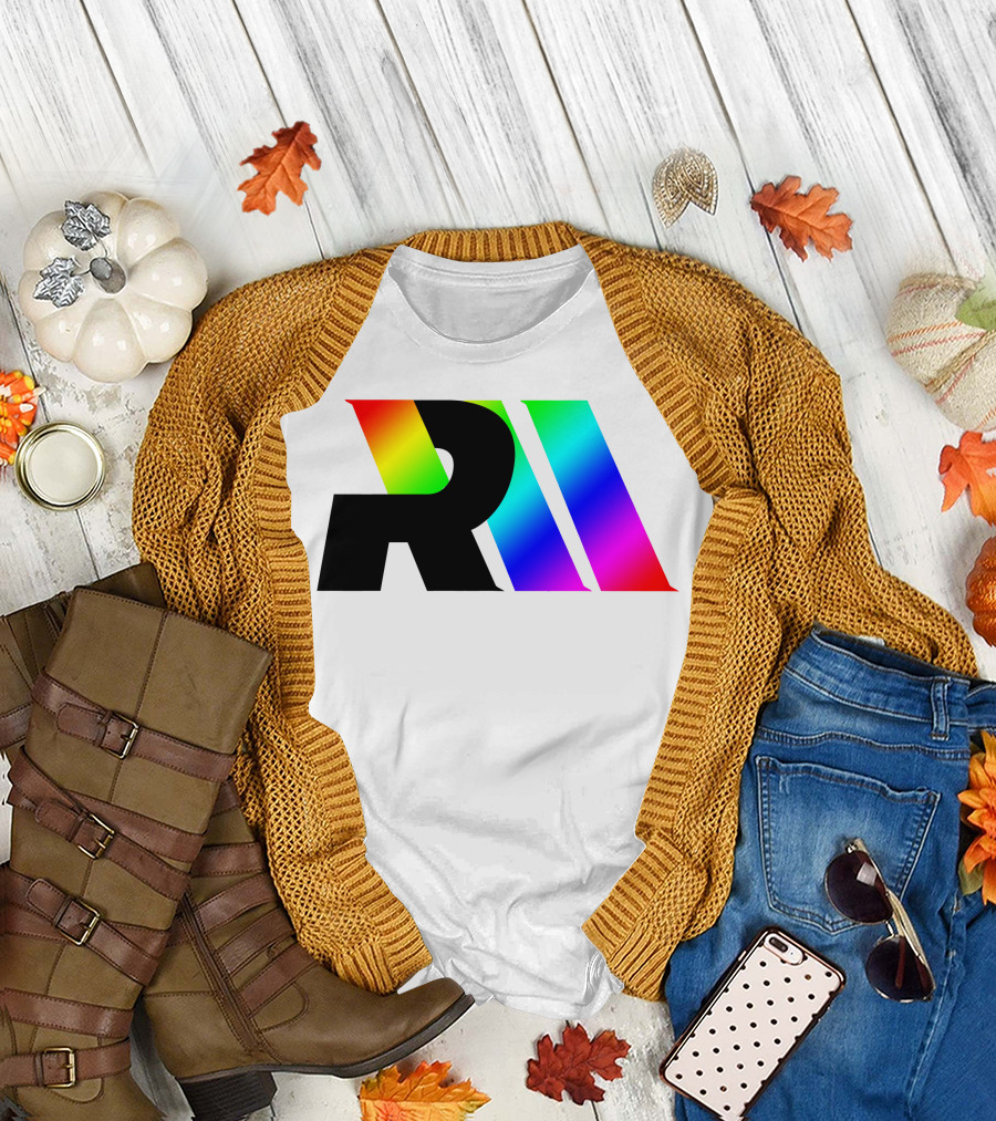 Robert Robix Rainbow Initials T-Shirt