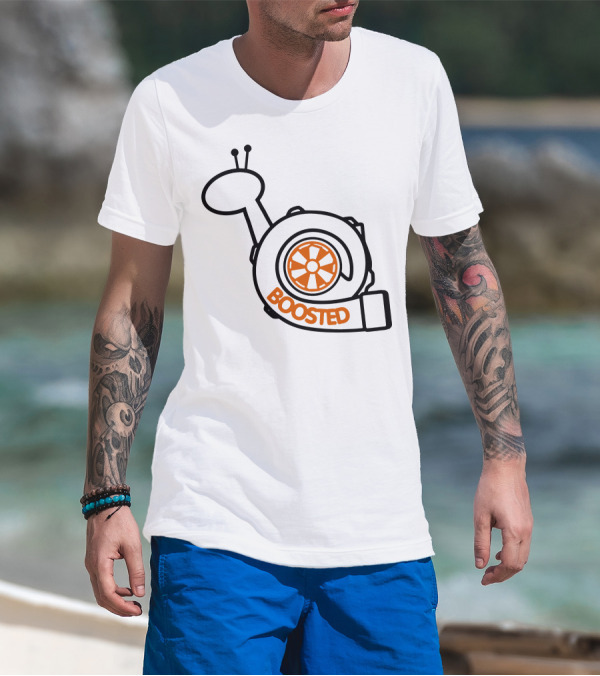 BOOSTED Snail Turbo Charger T-Shirt