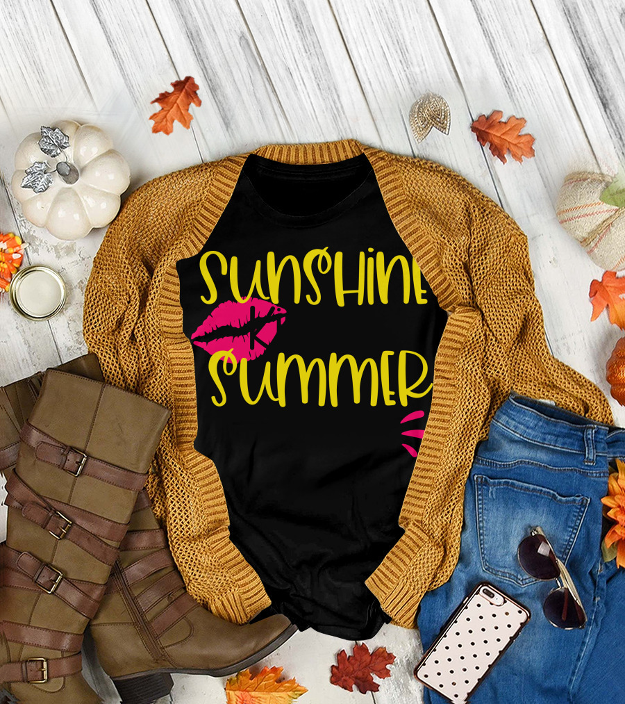 Sunshine Kisses and Summer Wishes T-Shirt