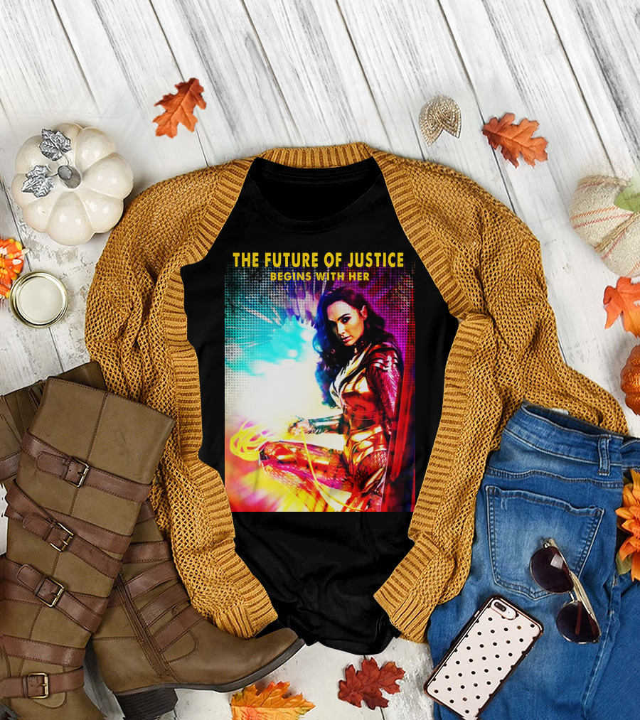 The Future of Justice Begins with Her WW1984 T-Shirt