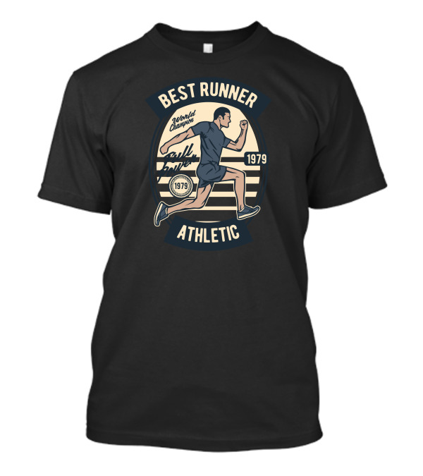 Best Runner World Champion 1979 Athletic T-Shirt