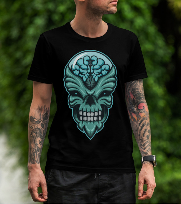 Brain Skull T-Shirt