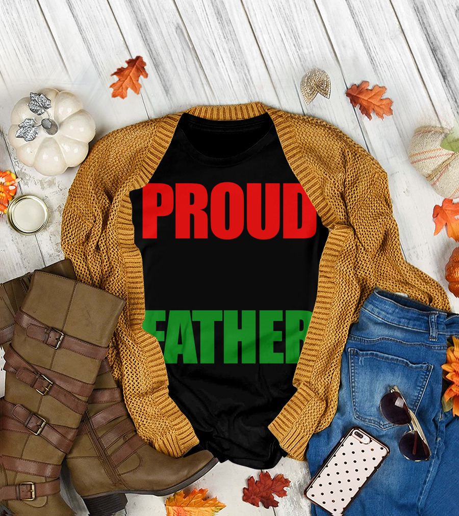 PROUD BLACK FATHER T-Shirt