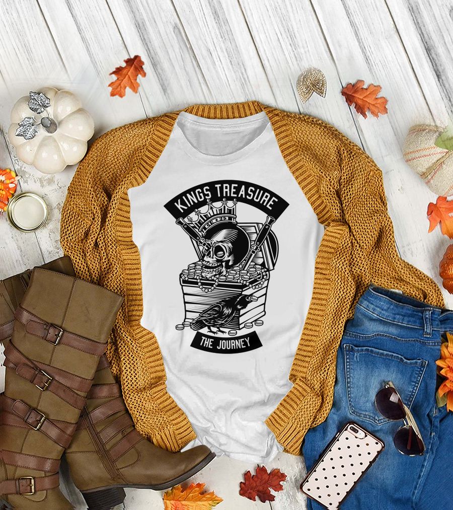 Kings Treasure The Journey Skull King Treasure Box T-Shirt