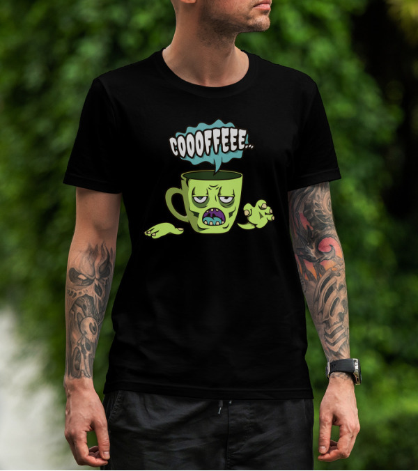 Coooffee Zombie Mug Craving Hilarious Undead Beverage T-Shirt