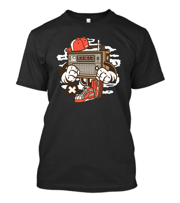 Transistor Street Radio Hip Hop Sneaker T-Shirt