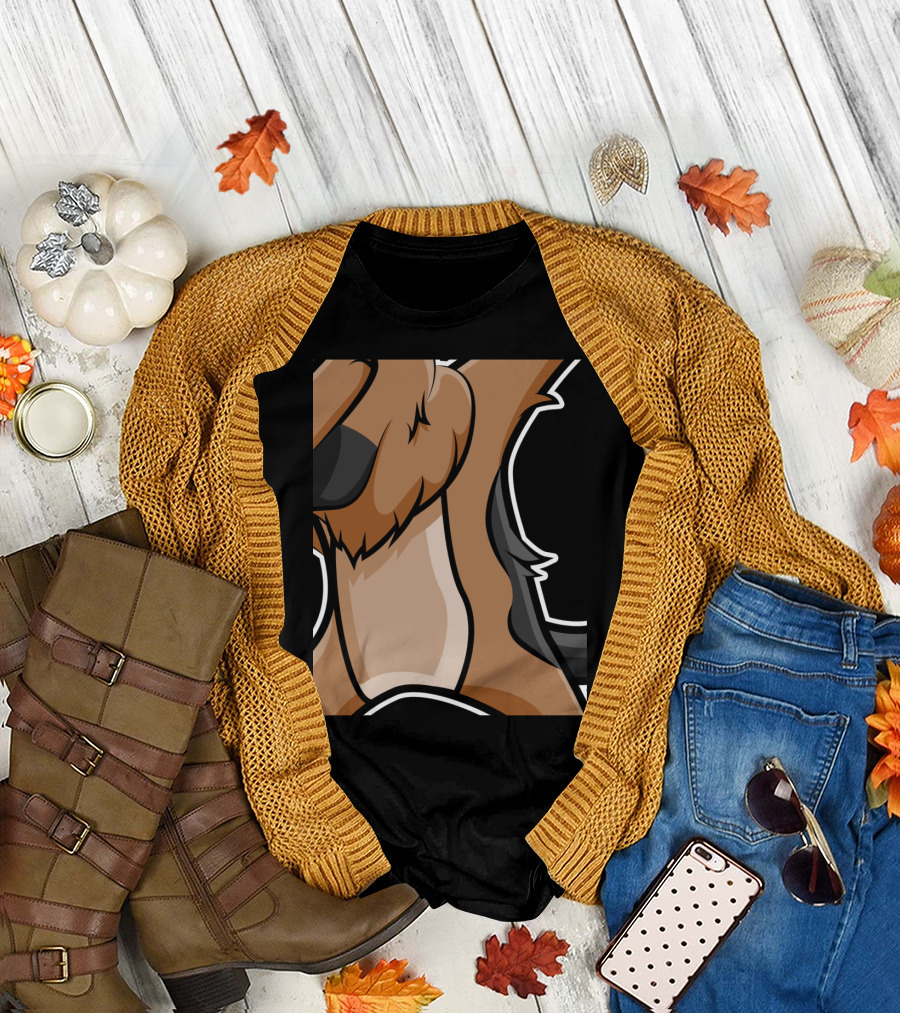 German Shepherd Dog Dab Dance Fun Dabbing T-Shirt