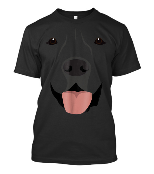 Labrador Face Funny Cute Lab Dog With Tongue Out T-Shirt