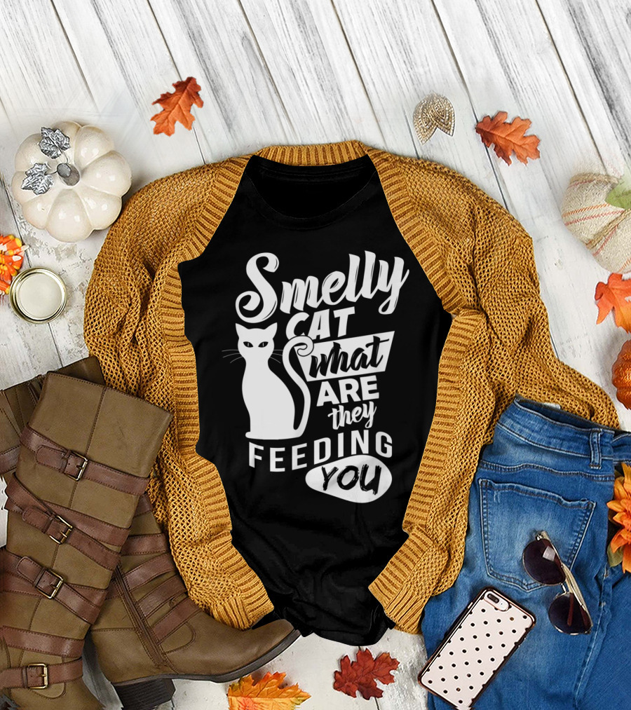 Smelly Cat What Are They Feeding You Friends 90s T-Shirt