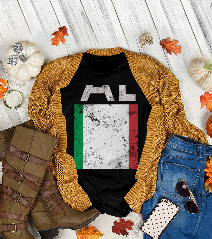 Vintage Italian Flag Pride AL T-Shirt