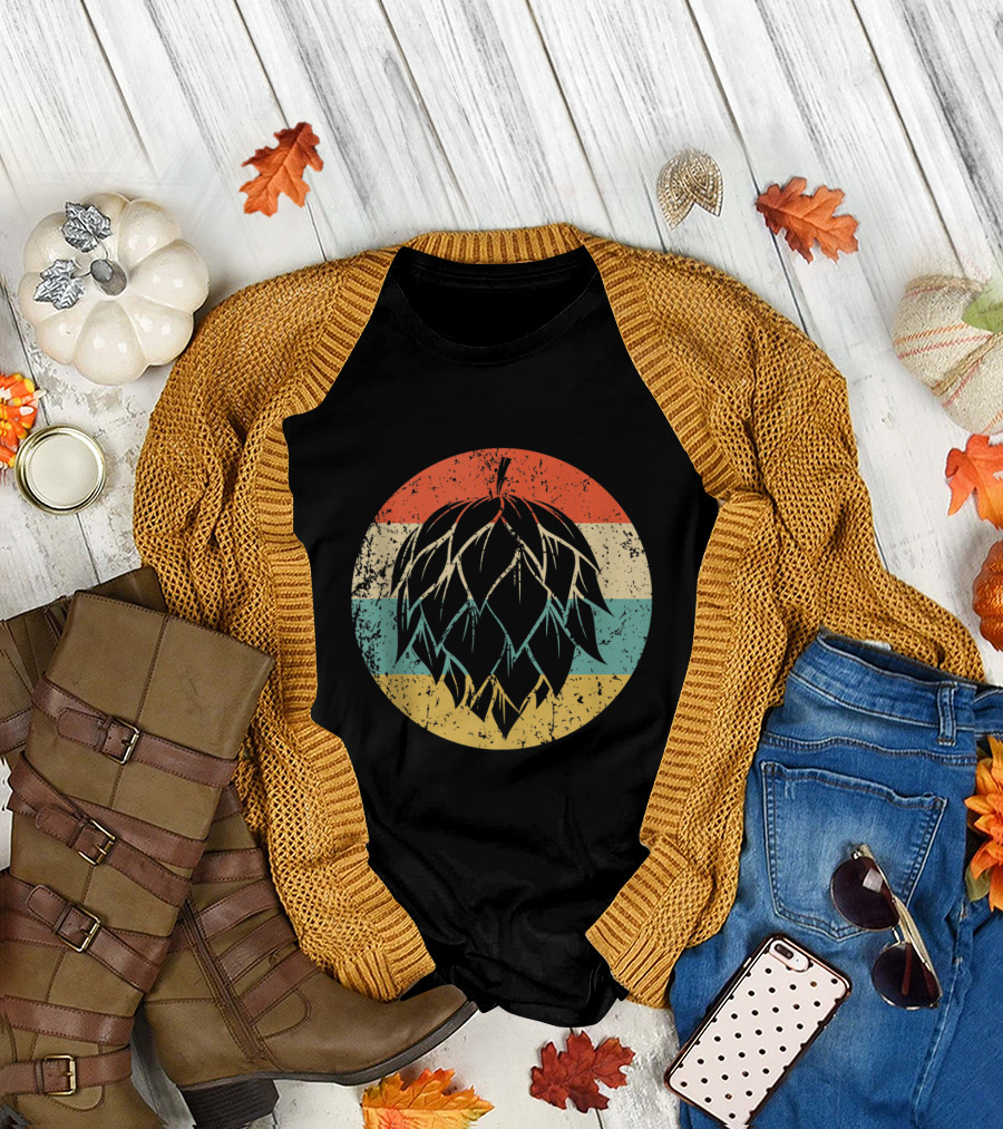 Craft Beer Hops Vintage T-Shirt