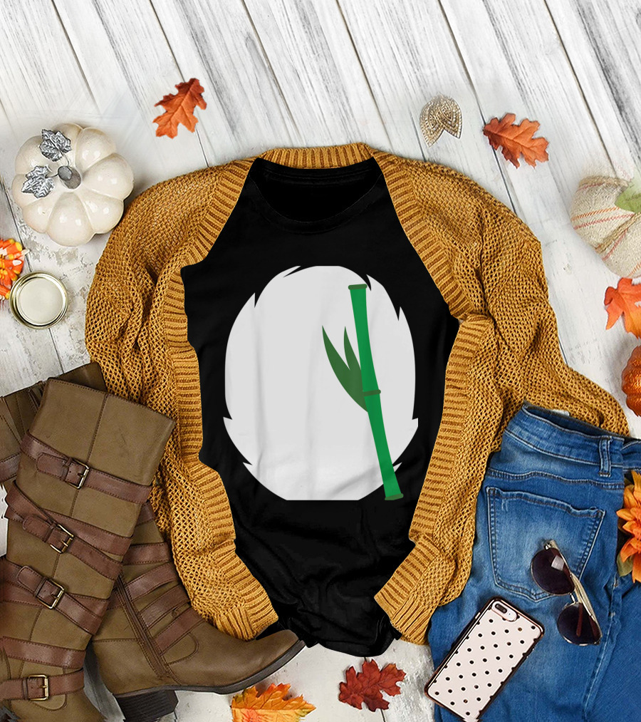 Panda Animal Bamboo Halloween DIY T-Shirt